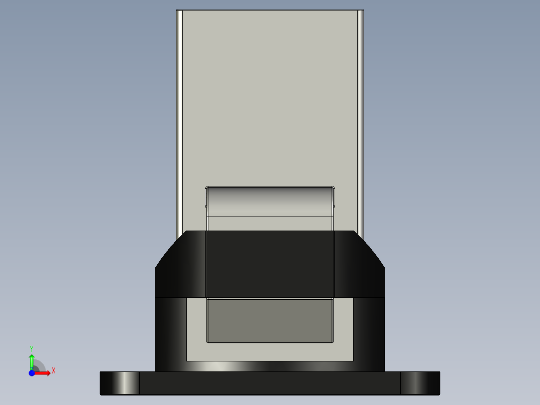 Rj45 安装插座前视图
