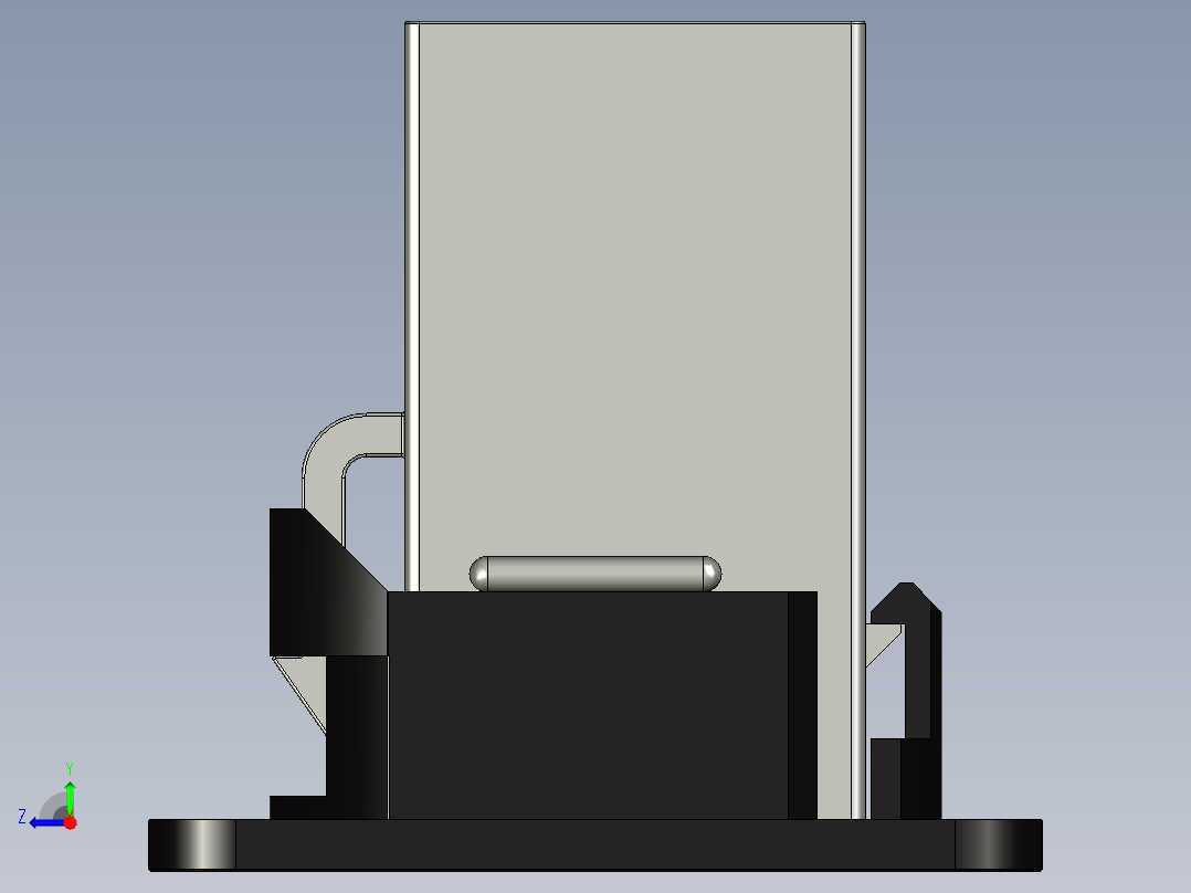 Rj45 安装插座右视图