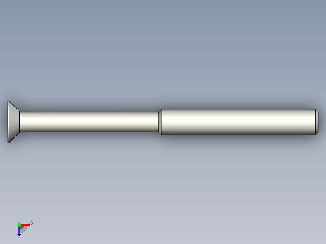 沉头螺钉-Slotted_BOLT-M6-L72_37-10-2x2-45俯视图