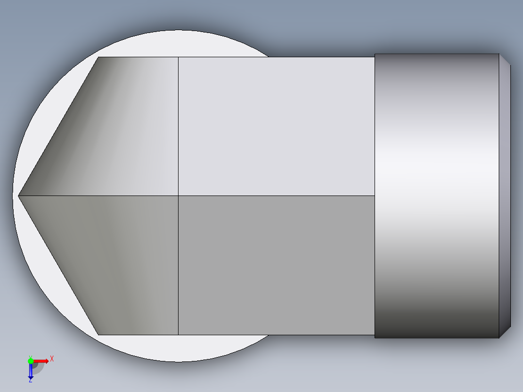 卡套式工业通用硬管接头EO_Male_stud_elbow_WE30SMCFX俯视图