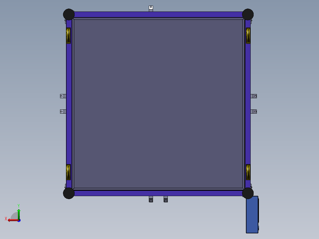 自动化非标切料机后视图