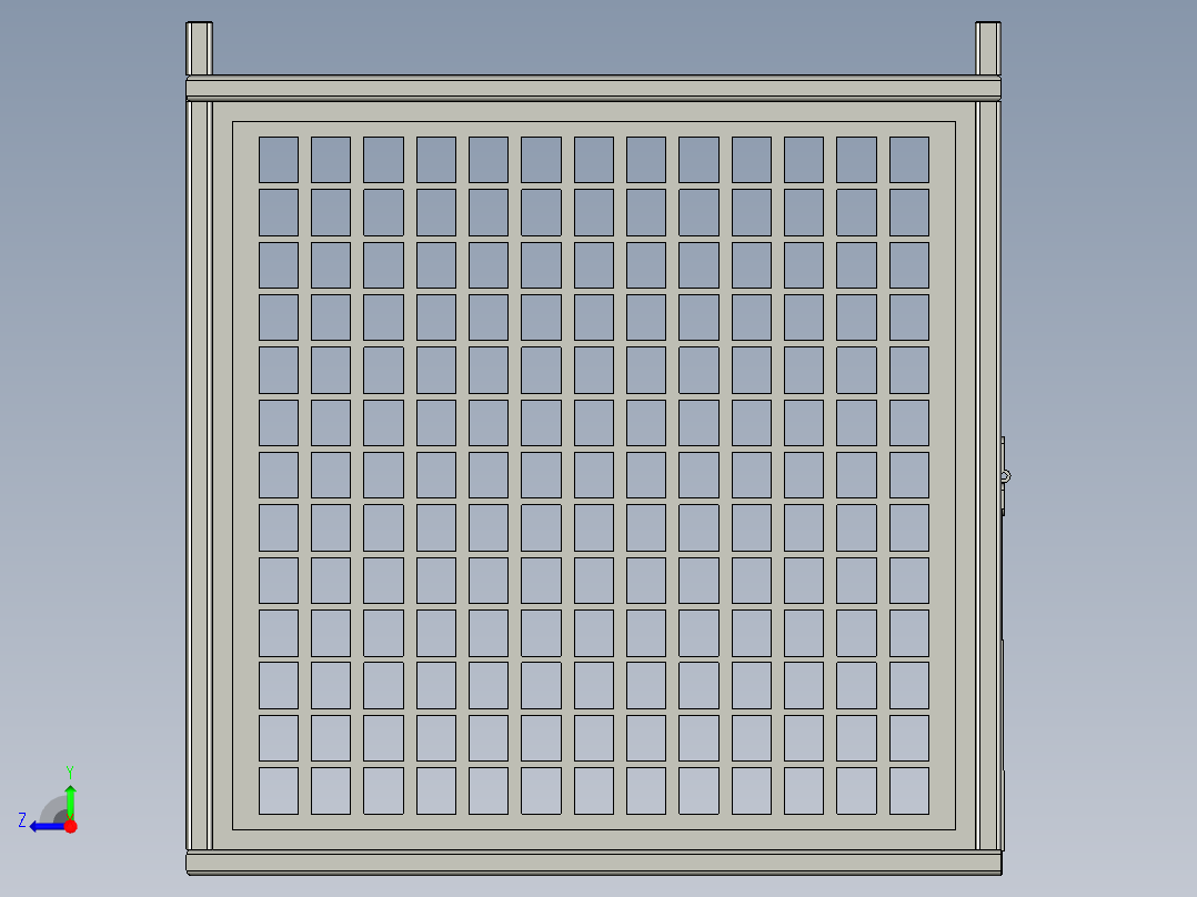 托盘 设计模型 (26)右视图