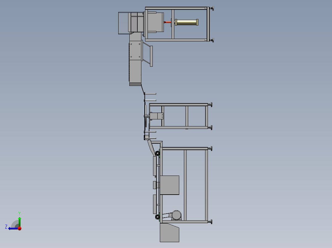 螺栓检测线右视图