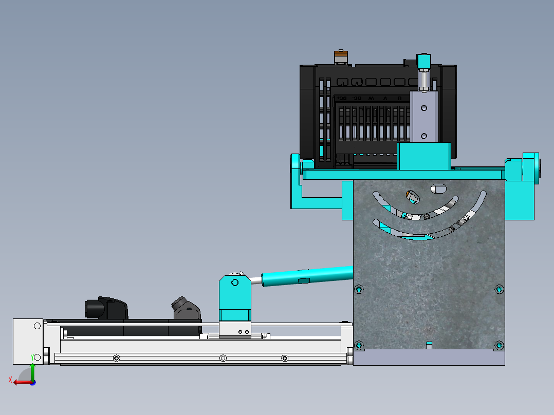 槽轮组装机（sw19可编辑+工程图）后视图