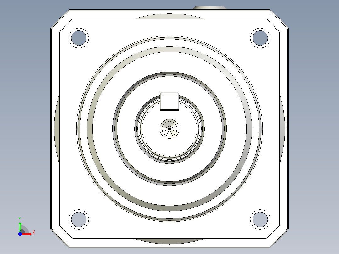 多摩川行星减速机TB-060-L1-14BK14前视图