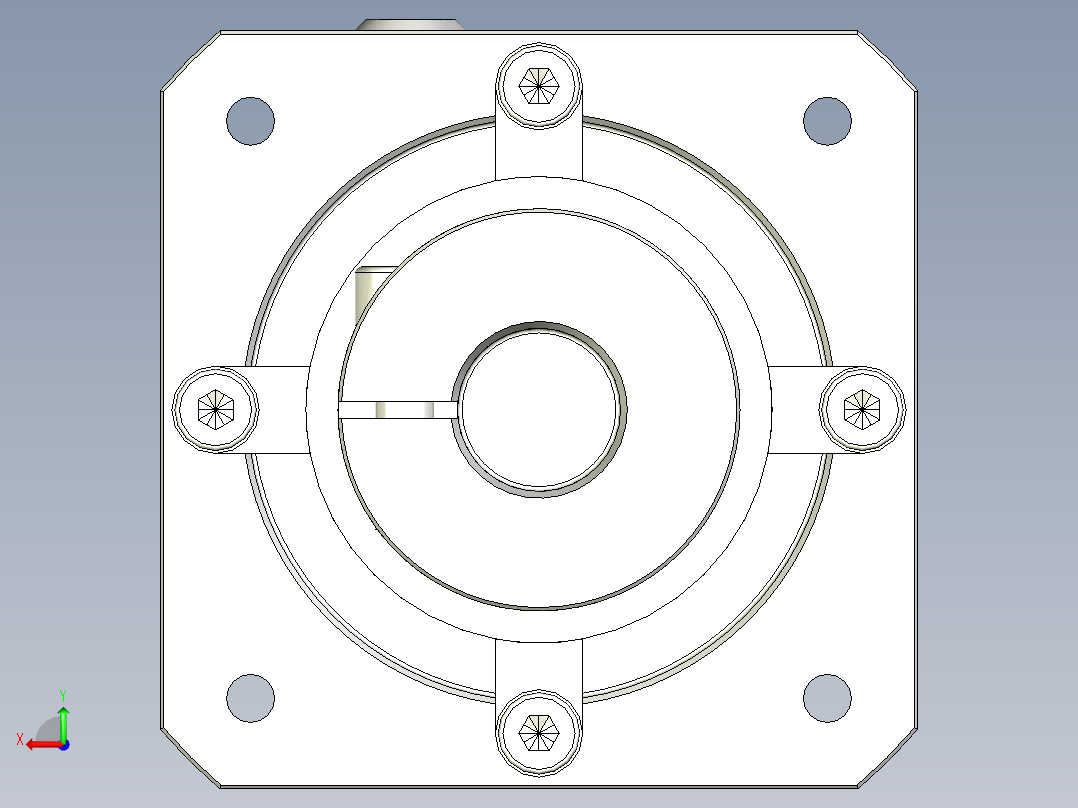多摩川行星减速机TB-060-L1-14BK14后视图