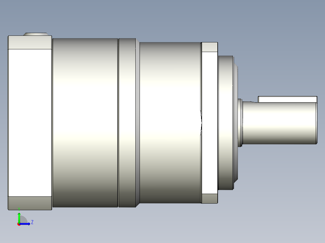 多摩川行星减速机TB-060-L1-14BK14左视图