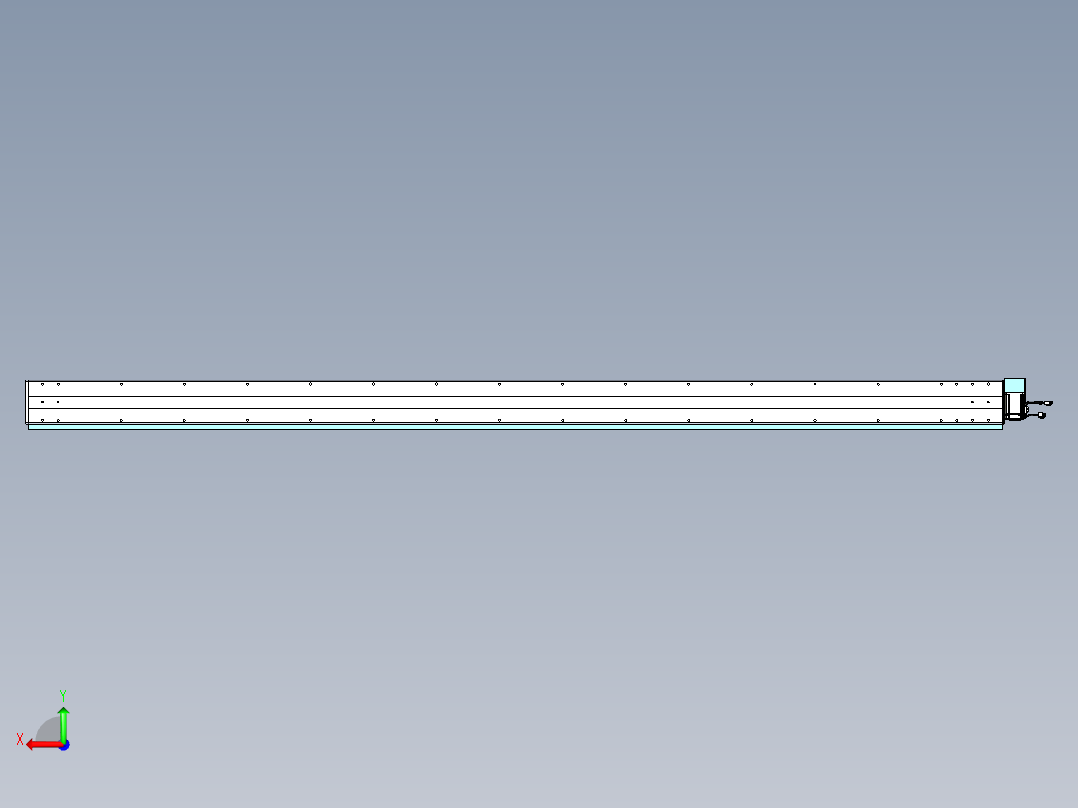 威洛博VBC同步带传动一无尘环境VBC14-L45-S2800-BRD-ZP40-C3后视图