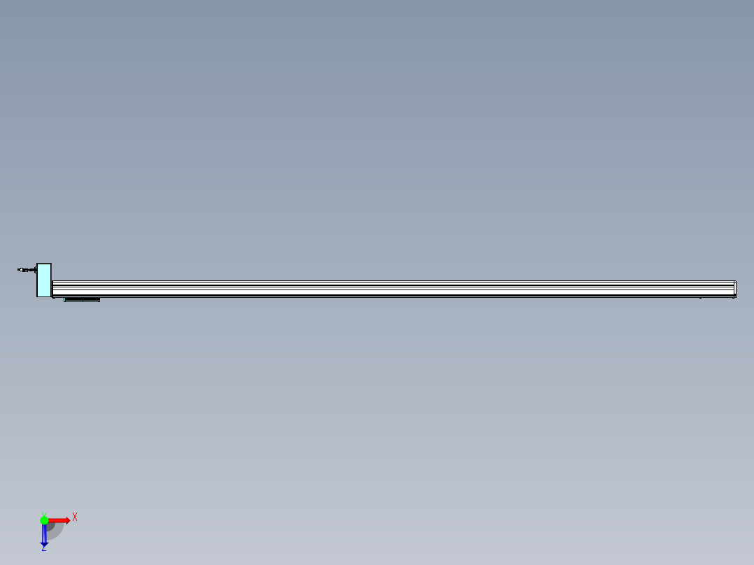威洛博VBC同步带传动一无尘环境VBC14-L45-S2800-BRD-ZP40-C3俯视图