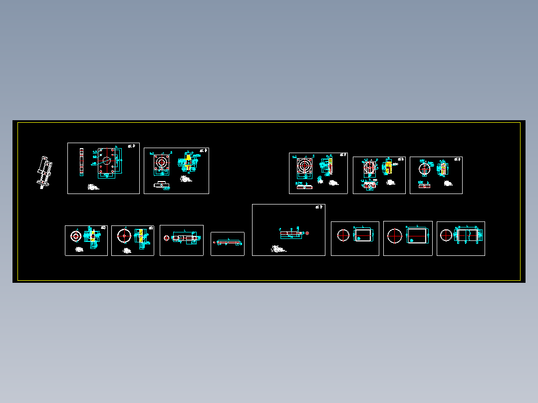 气液增压缸全套图纸353571==10