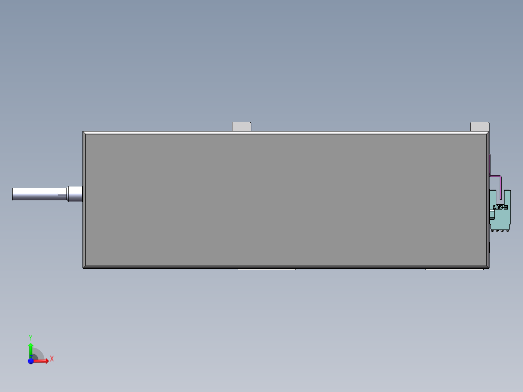 MTH丝杆半封闭模组MTH17-BR-750W前视图