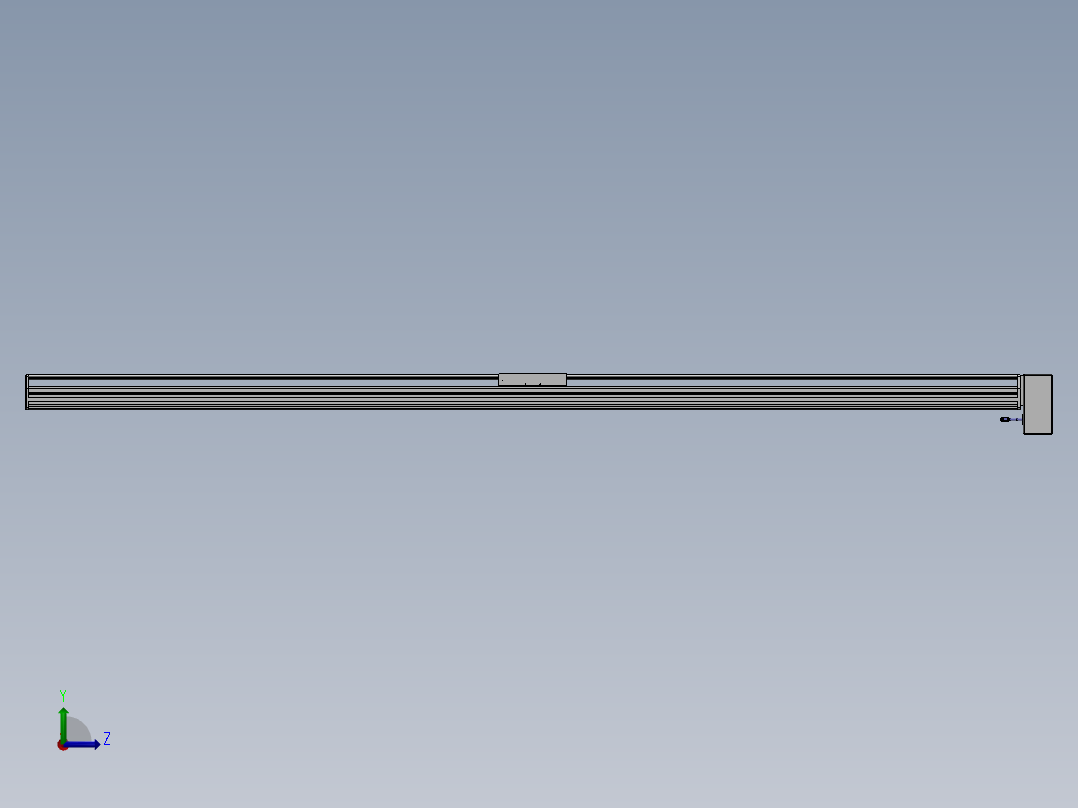 精密模组MT220-L150-3000-LD-M75-C4左视图