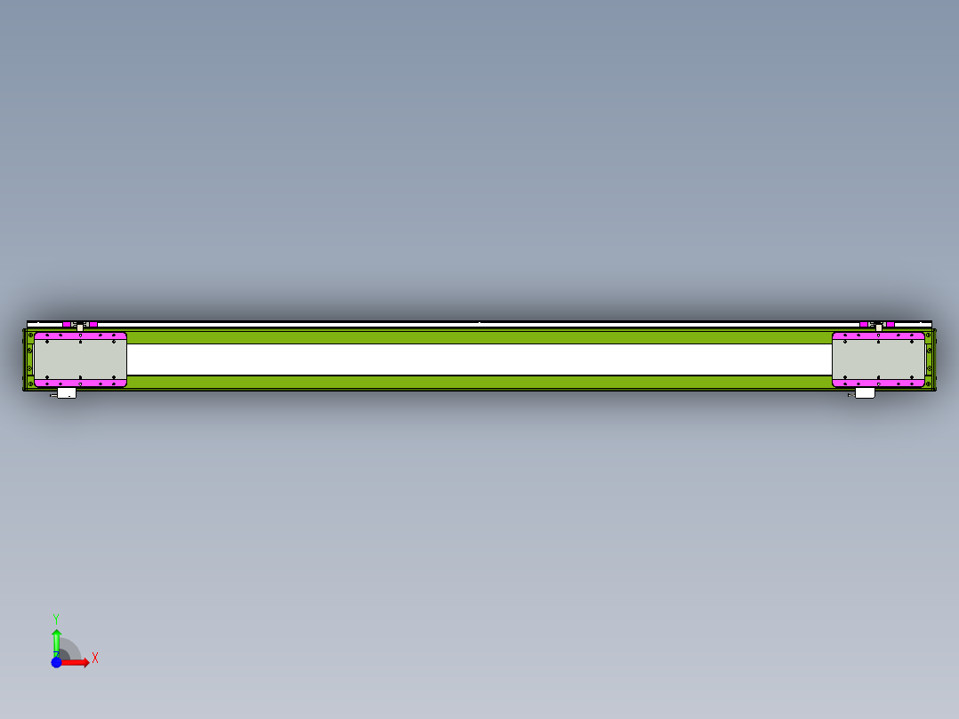 威洛博LC系列3d模型模组2LC14S2Y-S1550前视图