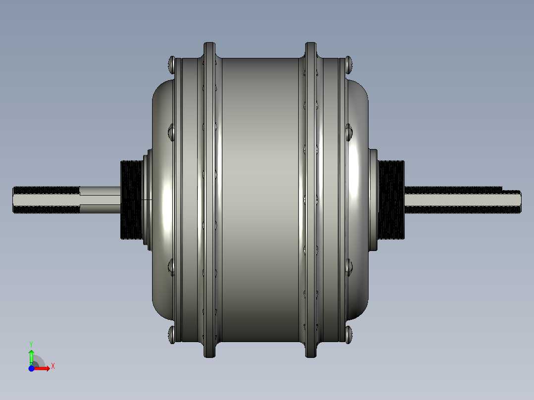500 瓦轮毂电机--STP前视图