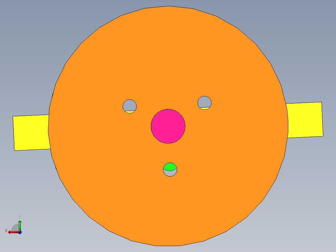 导杆的正弦运动后视图
