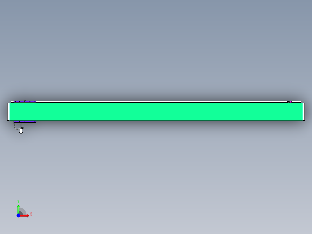 威洛博VL系列直线电机模组-VL17E3-S2500前视图