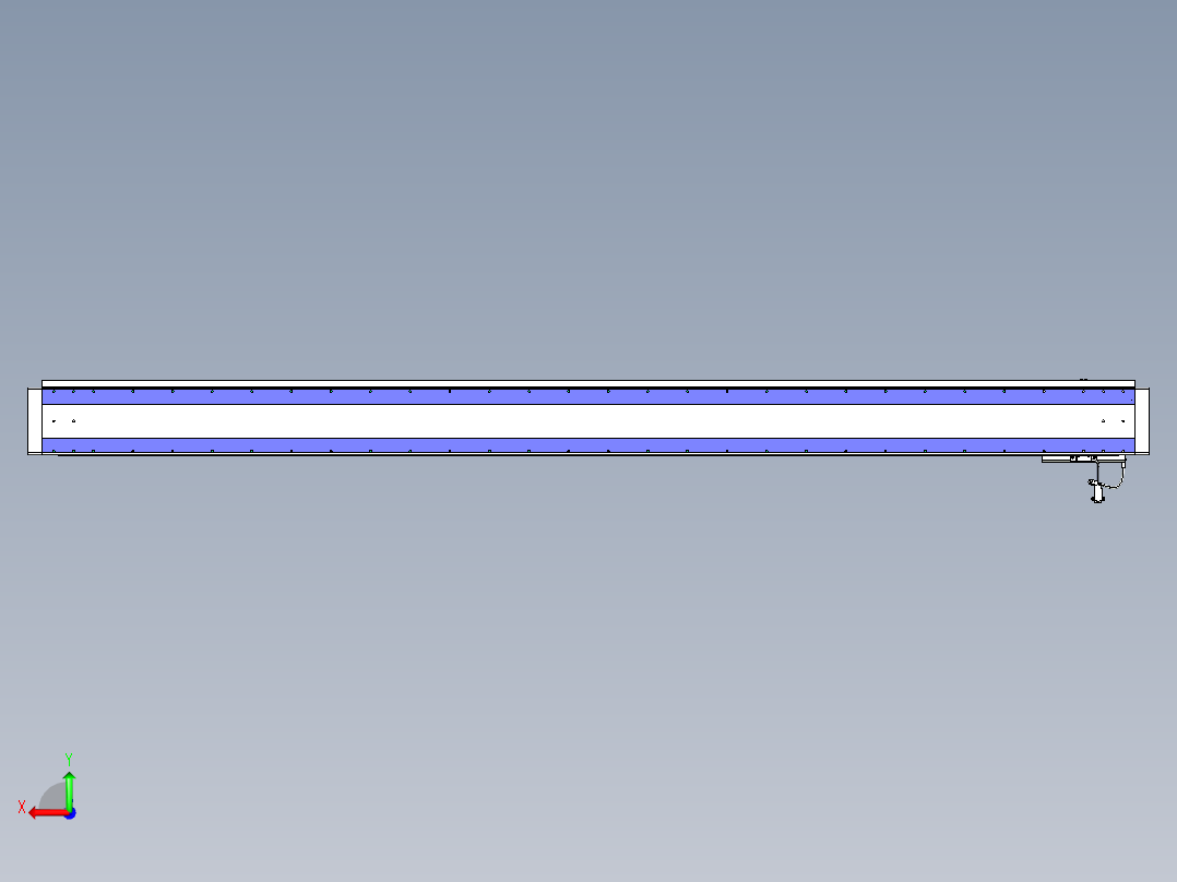 威洛博VL系列直线电机模组-VL17E3-S2500后视图