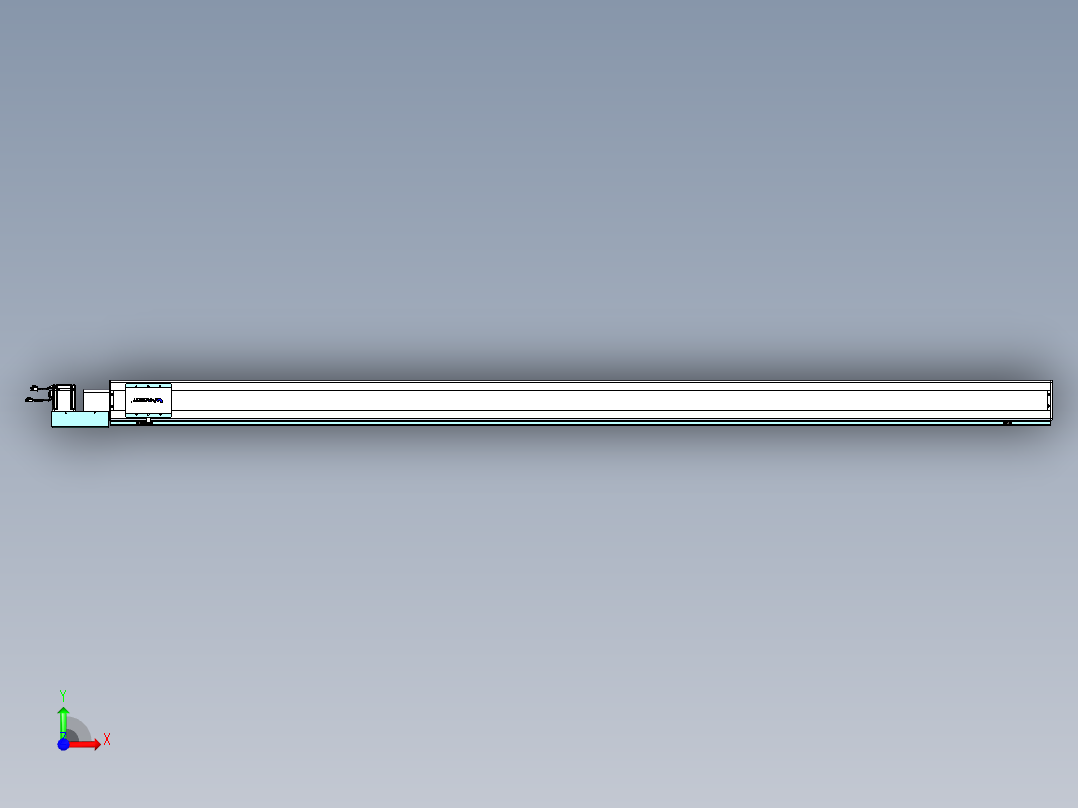 威洛博VBC同步带传动一无尘环境VBC14-L45-S3000-BL-ZP75-C3前视图