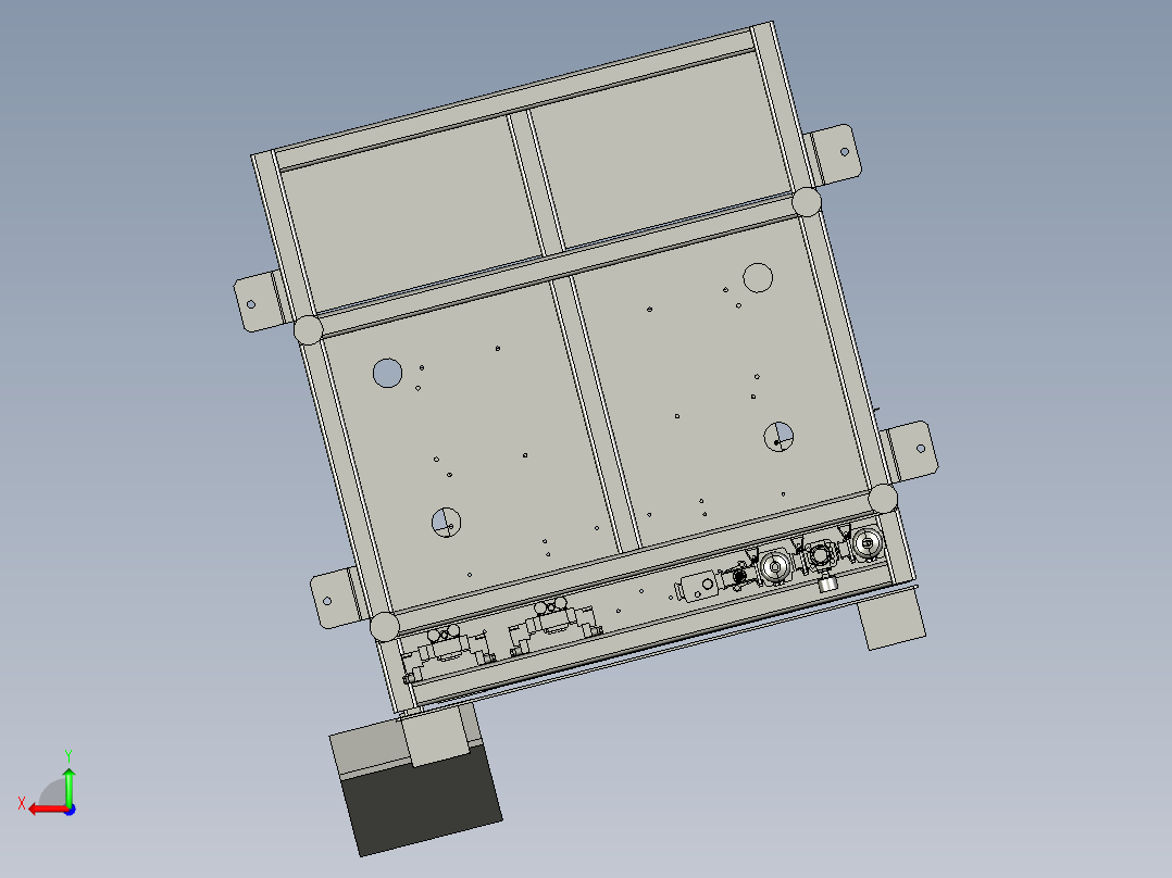BKT螺母拧紧机后视图