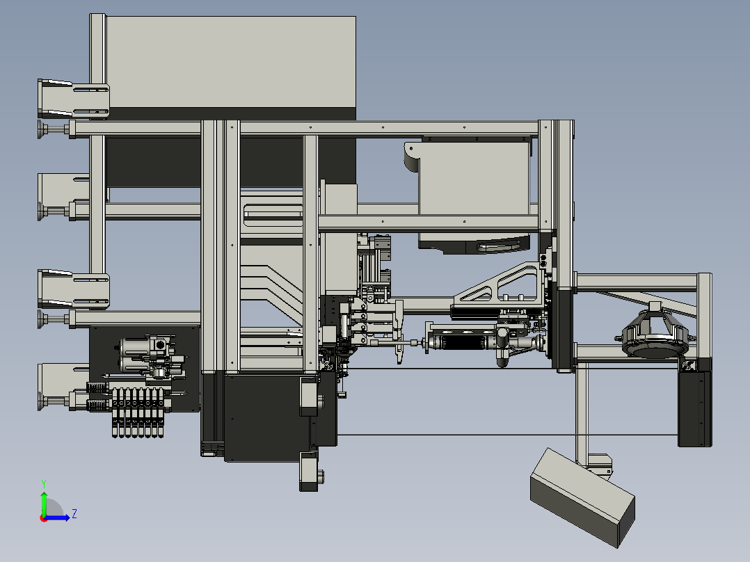 BKT螺母拧紧机左视图