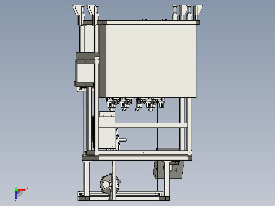 BKT螺母拧紧机俯视图