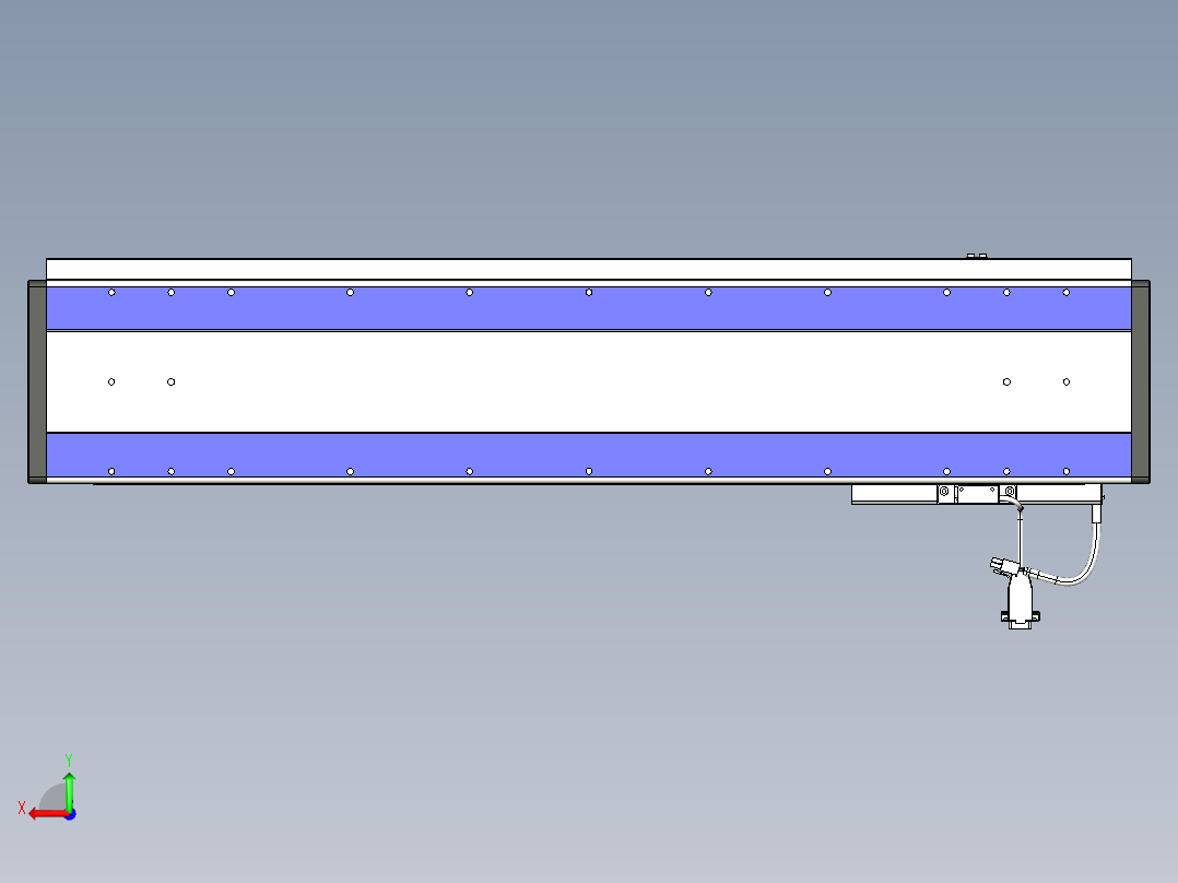 威洛博VL系列直线电机模组-VL17E3-S650后视图