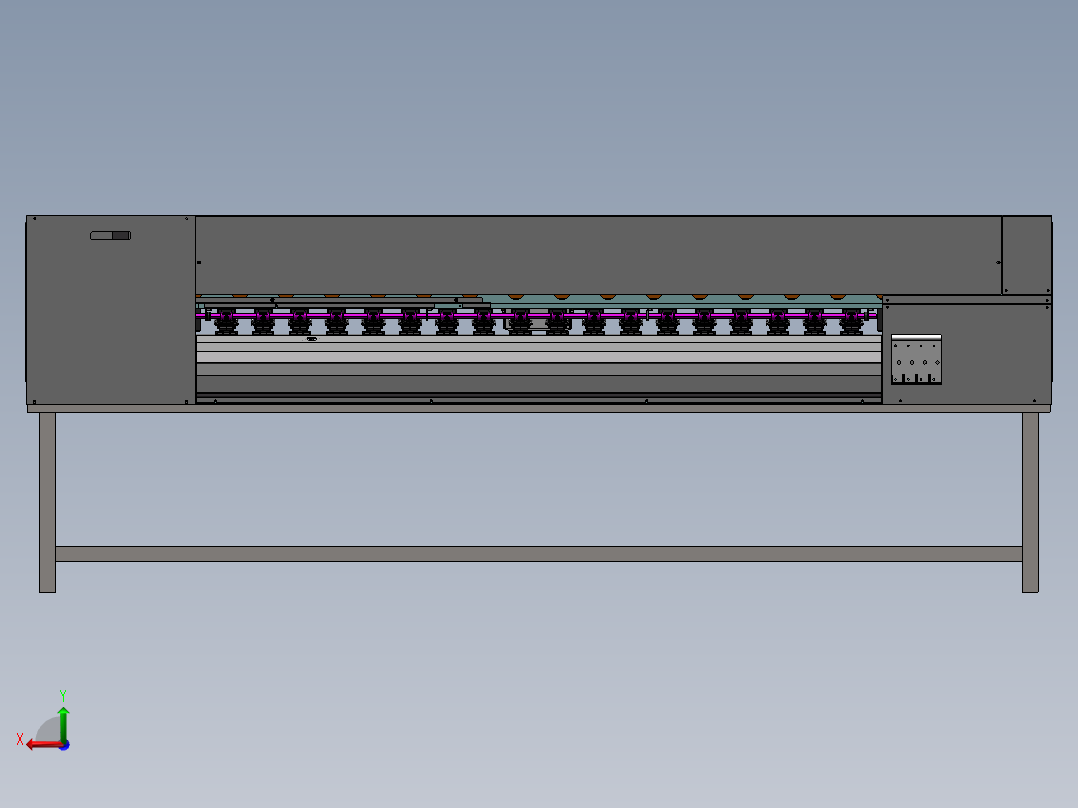 大型喷画打印机sw18可编辑后视图