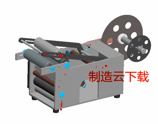 半自动贴标机