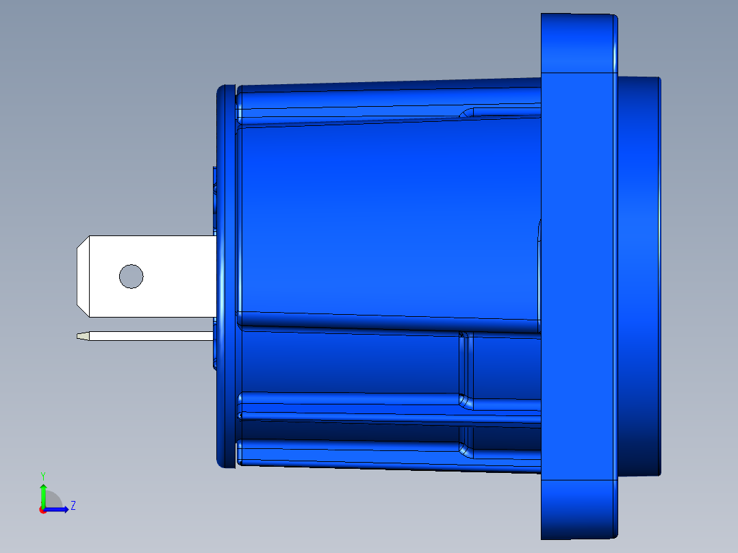 NEUTRIK powerCON NAC3MPXXA-WOT左视图