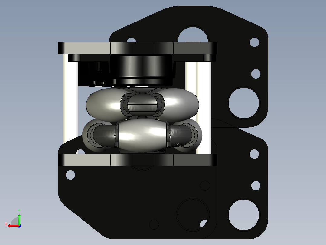 全向轮 底盘 (42)后视图