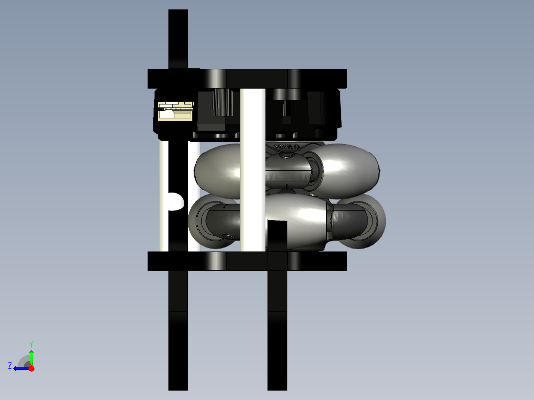 全向轮 底盘 (42)右视图