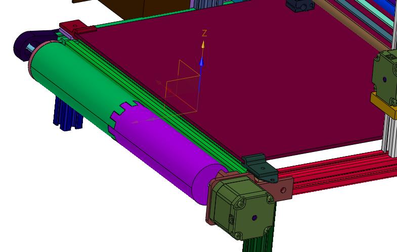 流水线式传送带3d打印机