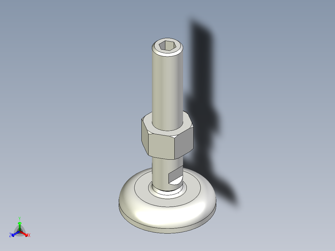 水平調整腳座(SUS製)LMR.SST-3D多系列多零件图纸模型
