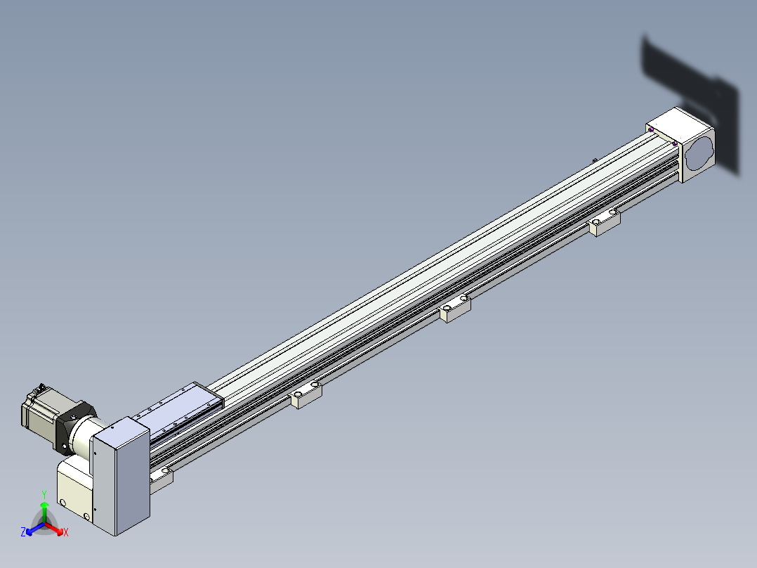 同步带滑台-欧规B8-L88-S1200-L-ZP75-D3-N10