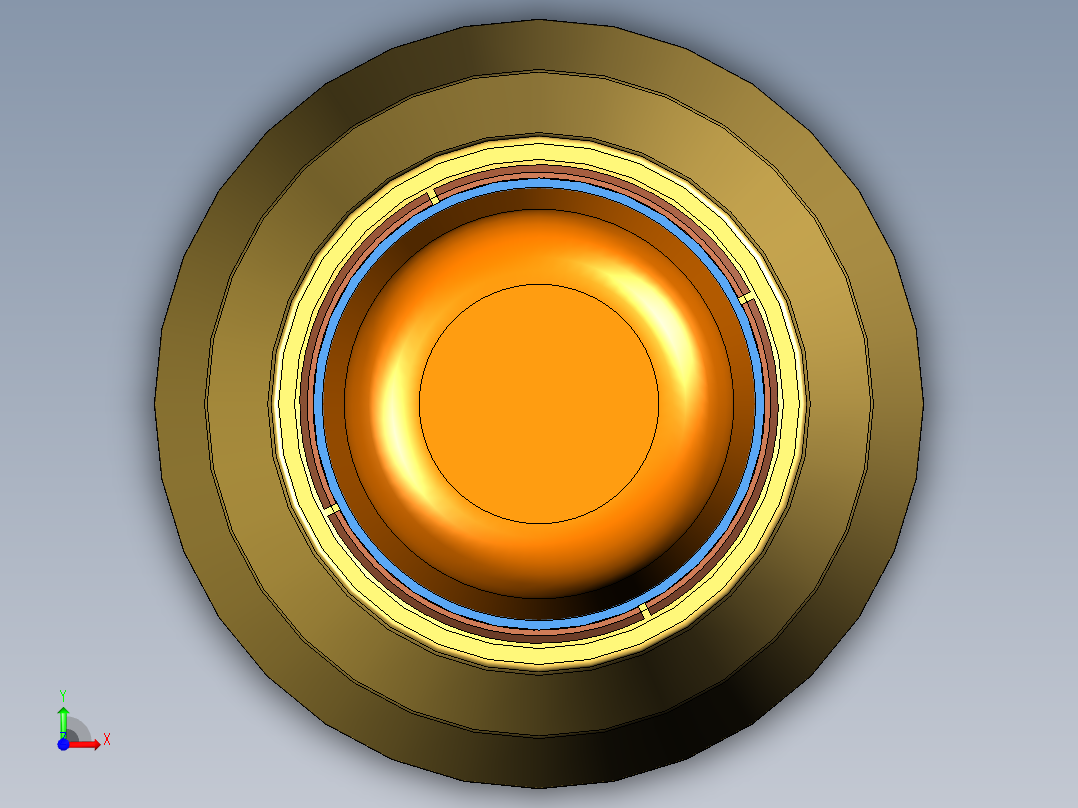0.50 BMG NERF弹药前视图