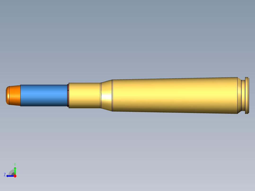 0.50 BMG NERF弹药右视图