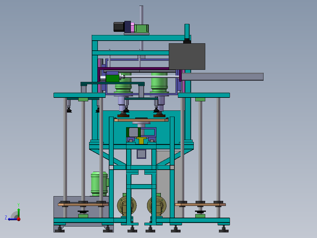 抛光机igs右视图