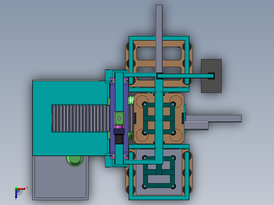 抛光机igs俯视图