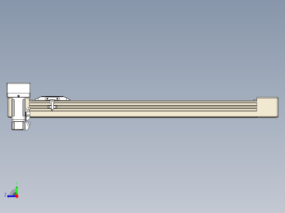 同步带全封闭直线模组TPA-HCB-65S-90-L500-MR-Y-P10-N3右视图