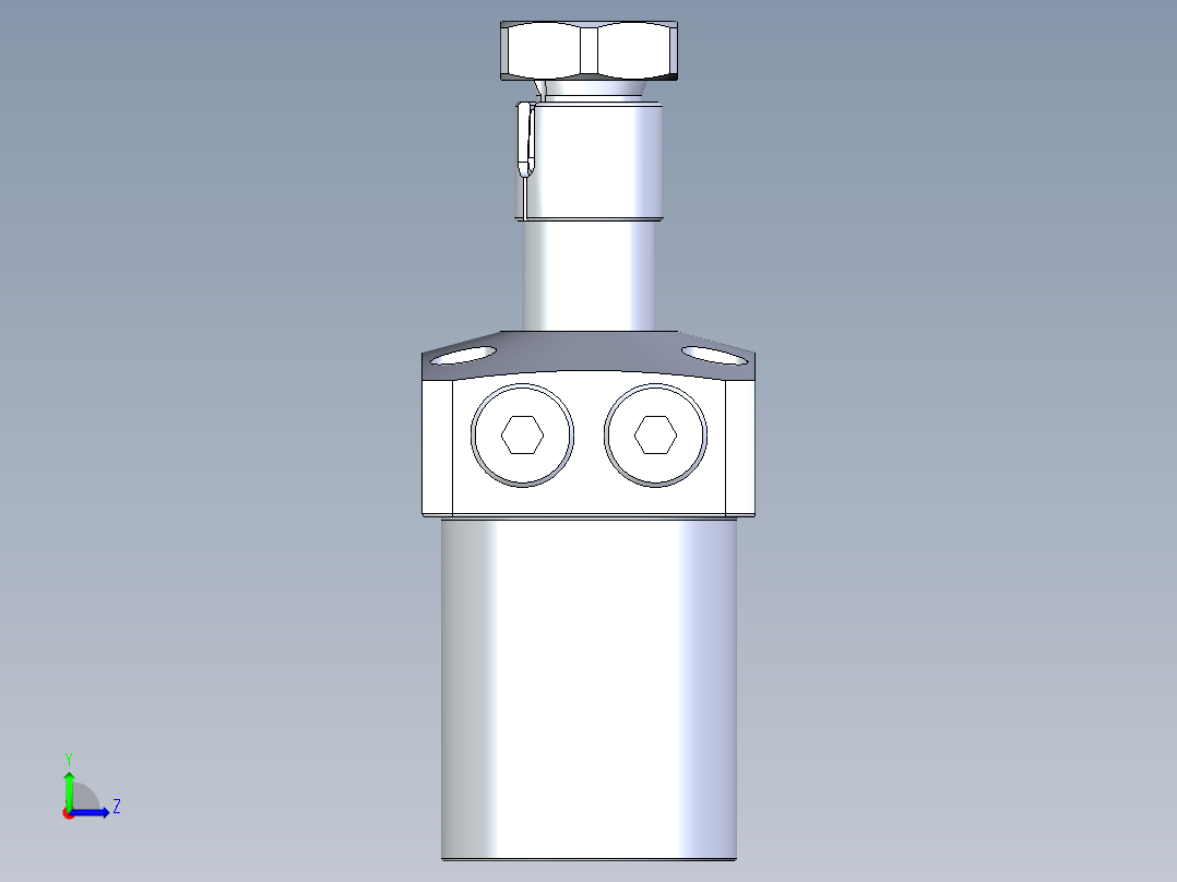 KOSMEKLHA0400-CL-Y60多系列多零件图纸模型左视图