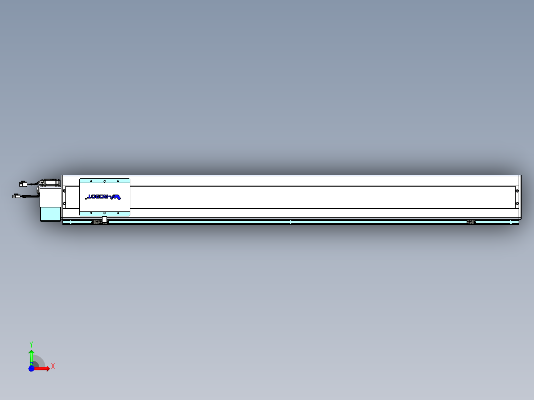 威洛博VBC同步带传动一无尘环境VBC14-L45-S1150-BLD-ZP40-C3前视图