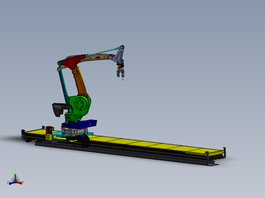 ABB_760应用EOAT机械夹手<span style='color: red'>3D</span>模型图纸 Solidworks设计