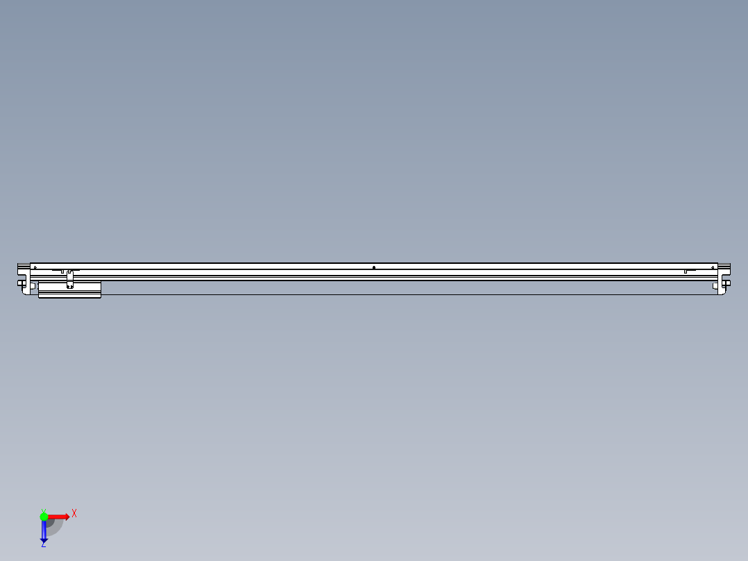 威洛博VL系列3d模型模组VL22H2Y-S1750俯视图