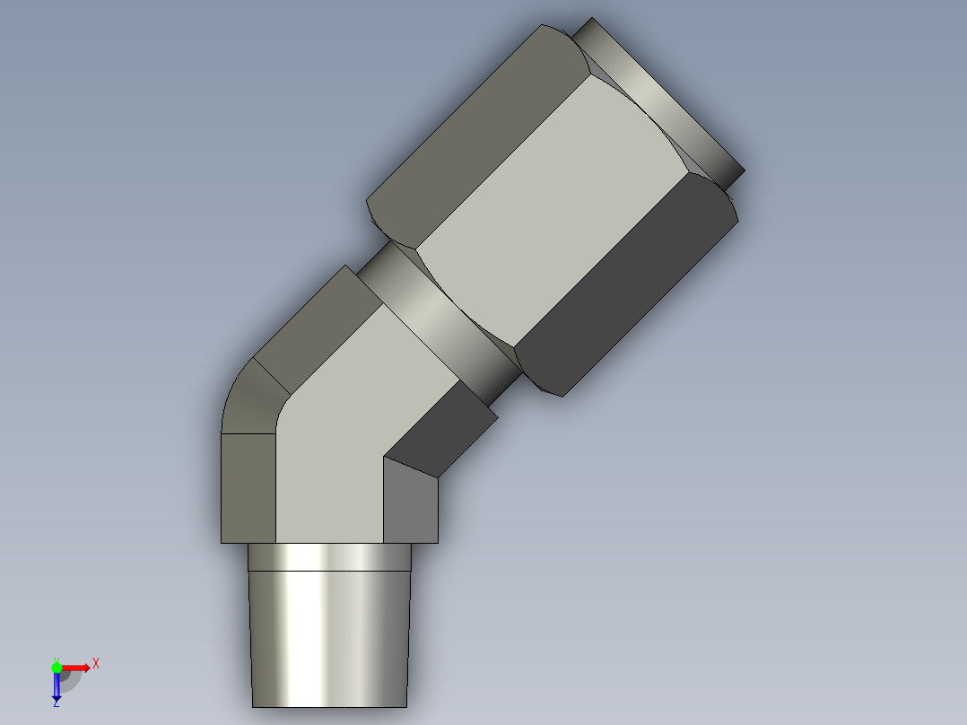 卡套式工业通用硬管接头4_vbu-s俯视图