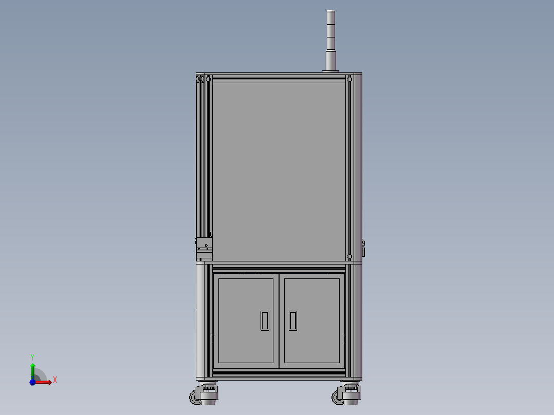 自动压合机前视图