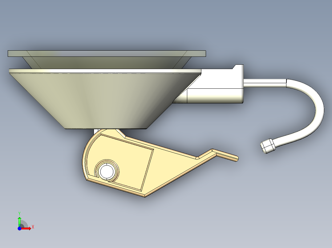 玻璃瓷砖吸盘可重复使用挂钩前视图