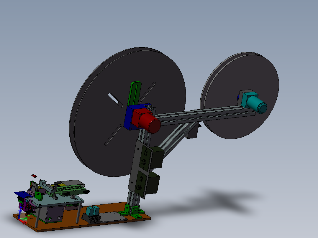 裁切机加收纸带