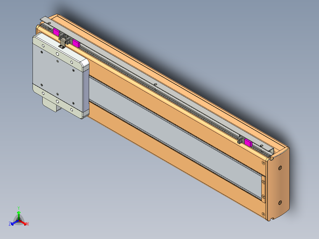 威洛博LC系列3d模型模组LC17E1Y-S550正等轴测图