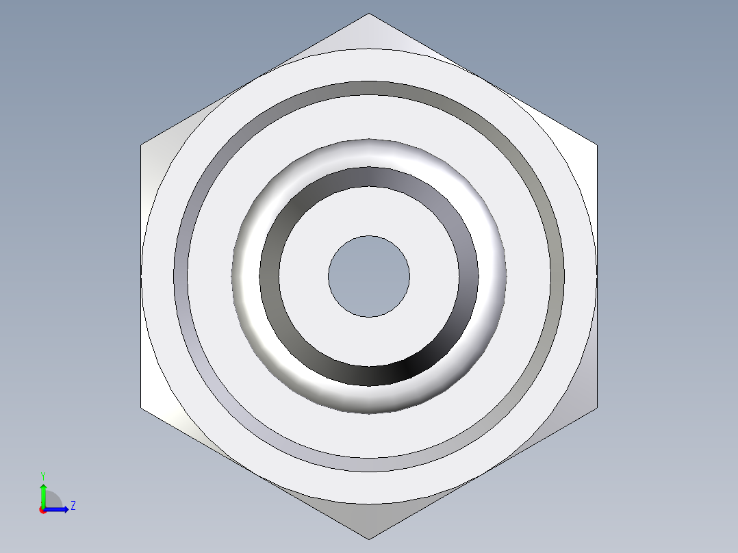 卡套式工业通用硬管接头EO_Distance_piece_adapter_DA06LOMD71左视图