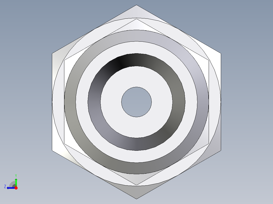卡套式工业通用硬管接头EO_Distance_piece_adapter_DA06LOMD71右视图